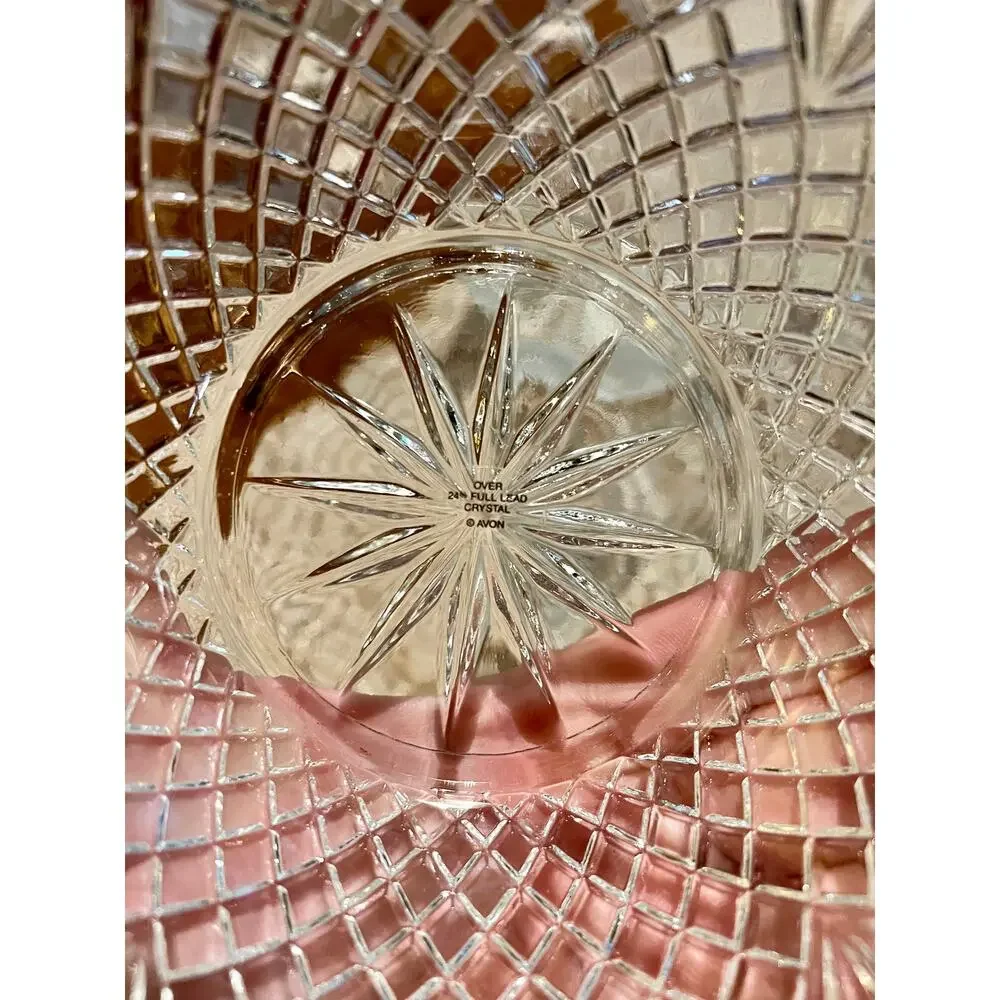 Set of 4 Avon 24% Lead Crystal Bowls